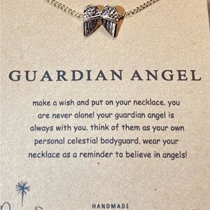 Guardian Angel Silver Necklace